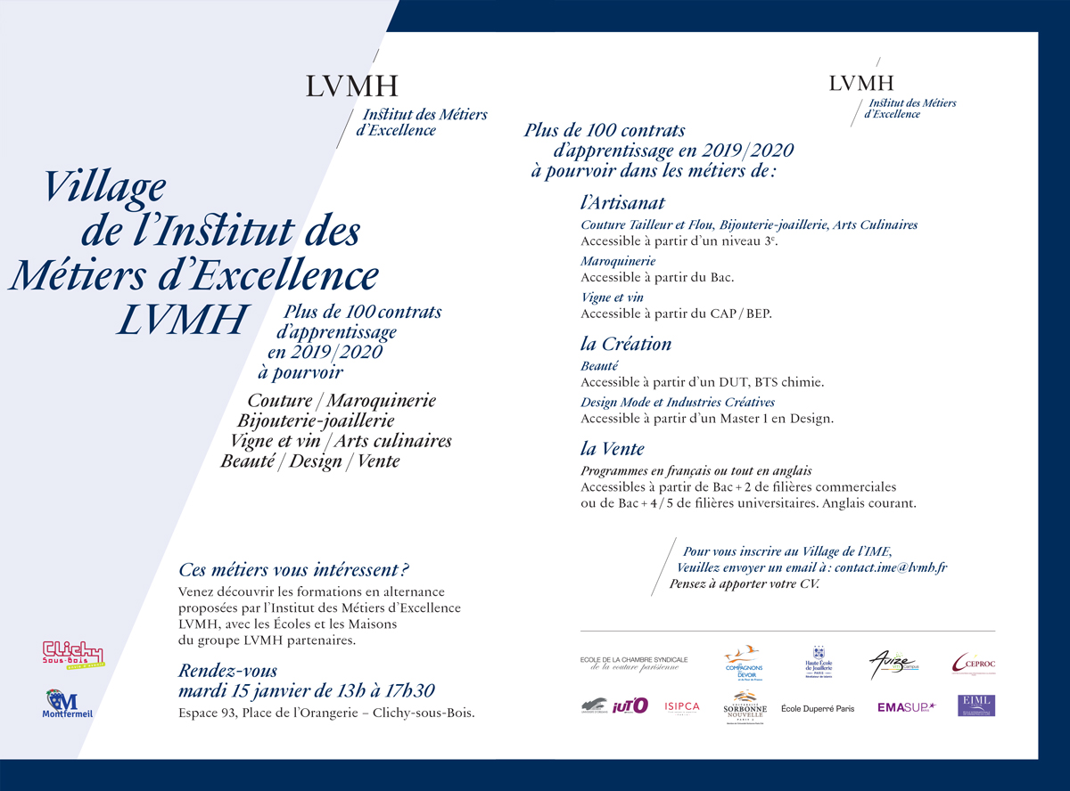 Village de l'Institut des Métiers d'Excellence LVMH - Ville de