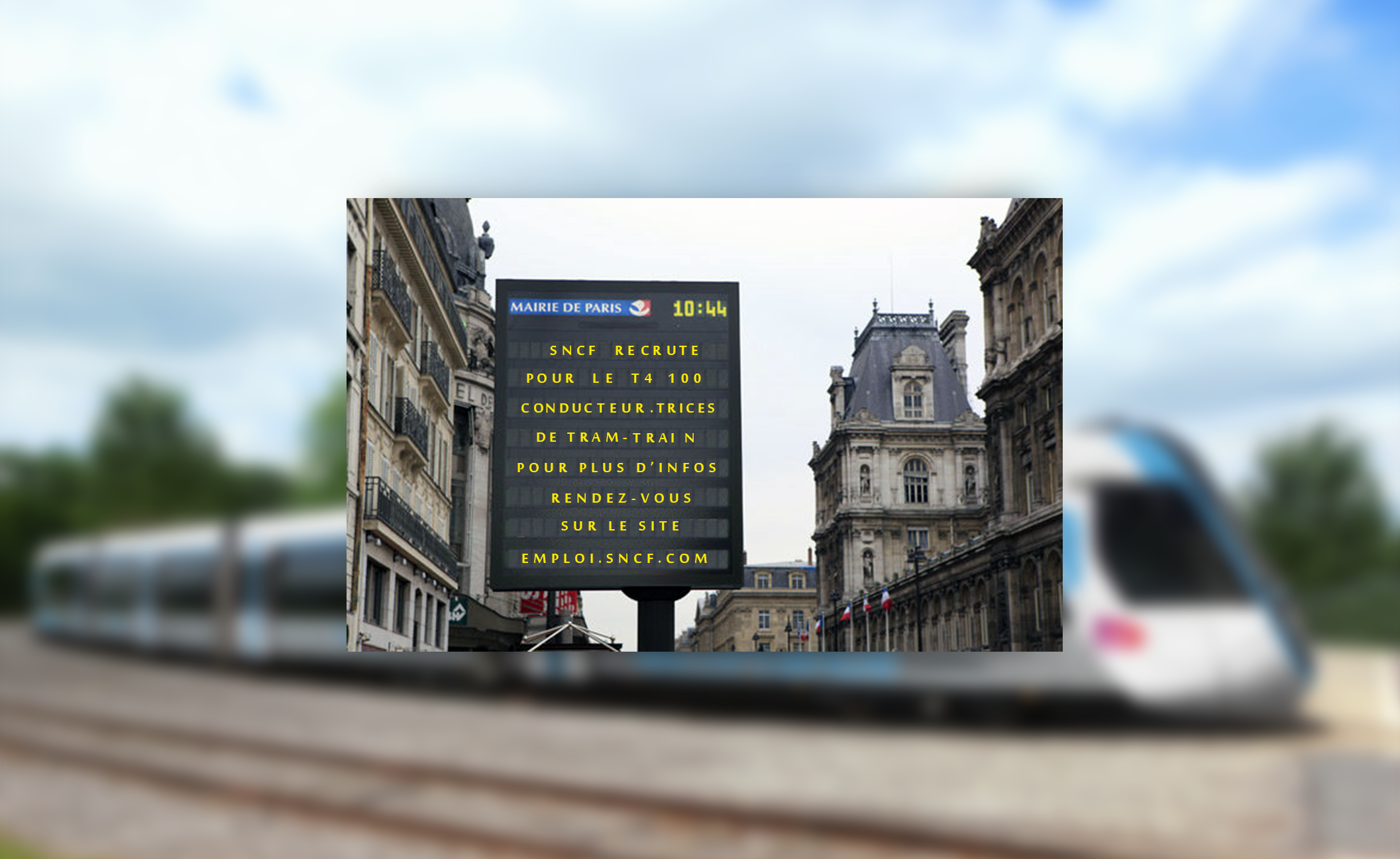 La SNCF recrute 100 conducteurs de tram-train