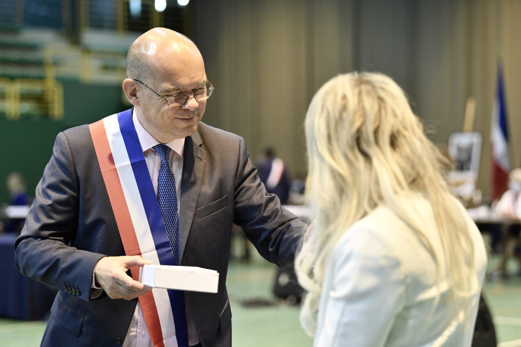 Xavier Lemoine et Najat Hashas