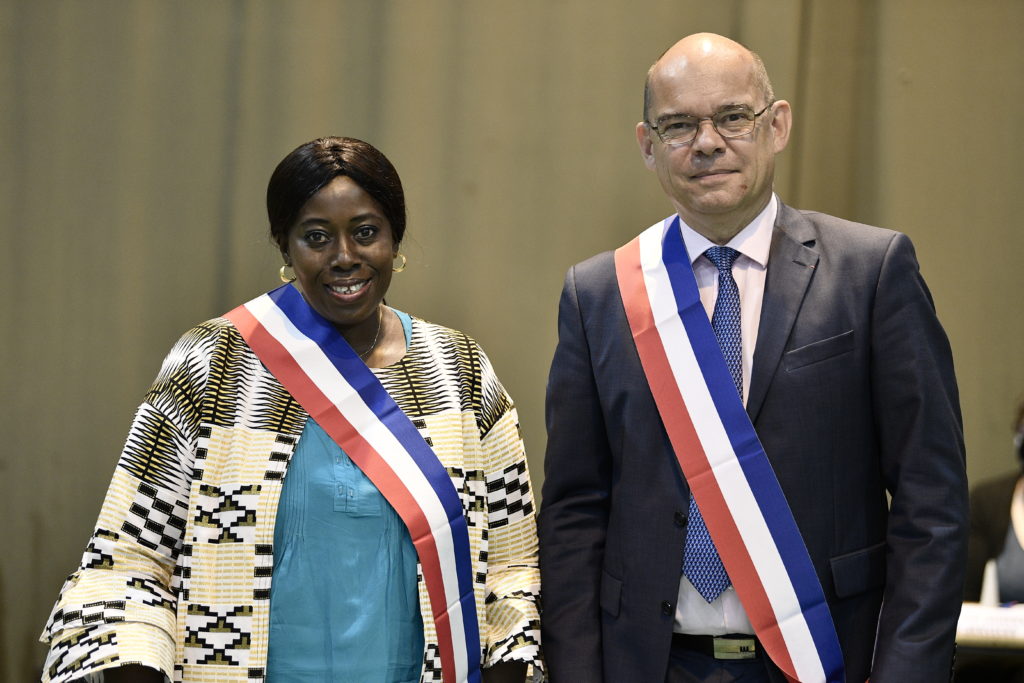 Nafi Siby et Xavier Lemoine