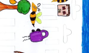 Concours de dessin "Imagine une abeille dans ta ville en 2030" - Fouanadio Vianey