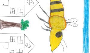 Concours de dessin "Imagine une abeille dans ta ville en 2030" - Sabry