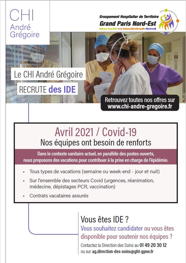 Recrutement hôpital - CHI André Grégoire