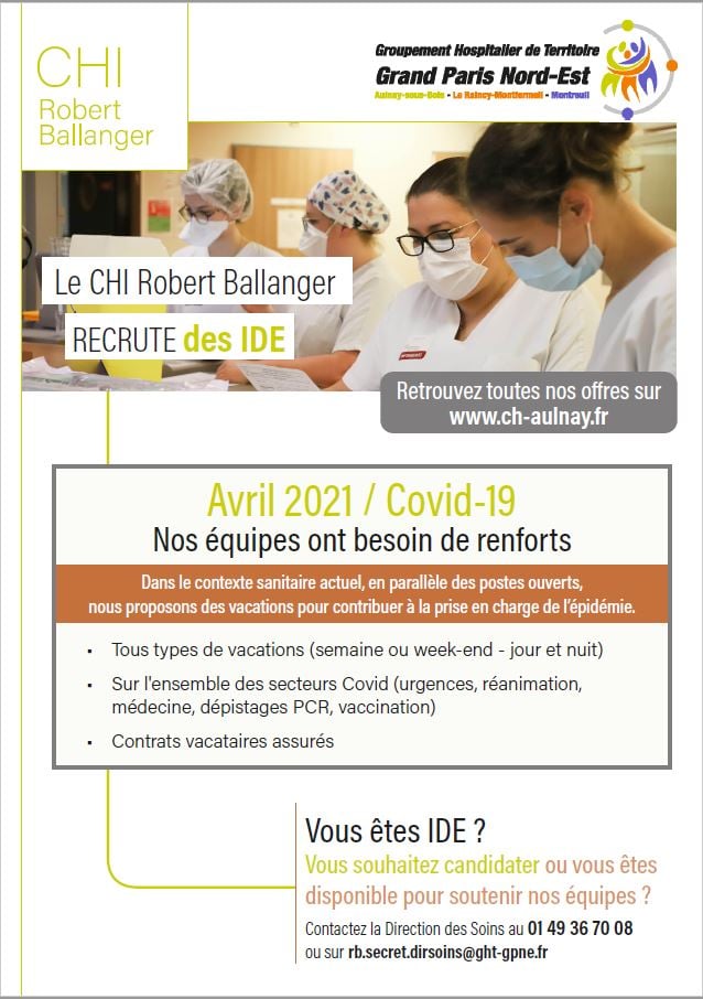 Recrutement hôpital - GHI Le Raincy-Montfermeil