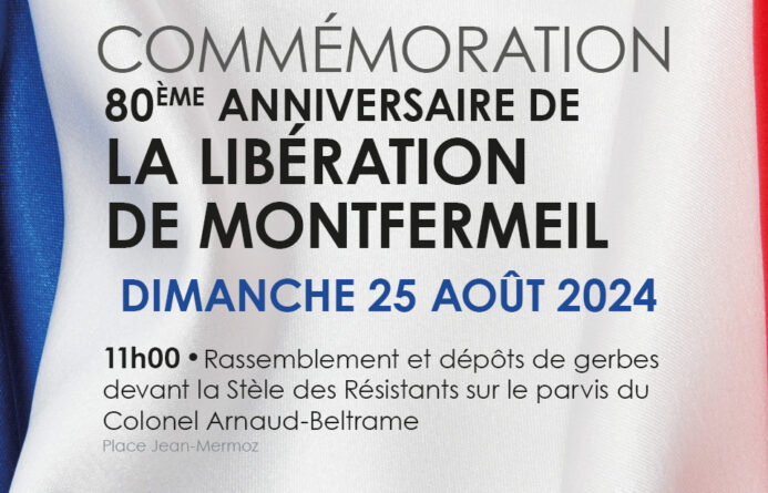 80ème commémoration de la libération de Montfermeil