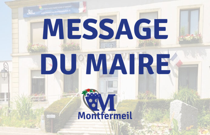 Message du Maire