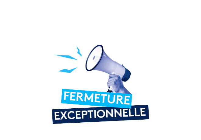 Fermeture exceptionnelle le mercredi 25 février