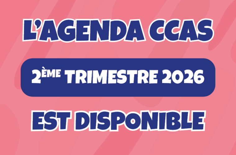 Agenda CCAS 2ème trimestre 2026